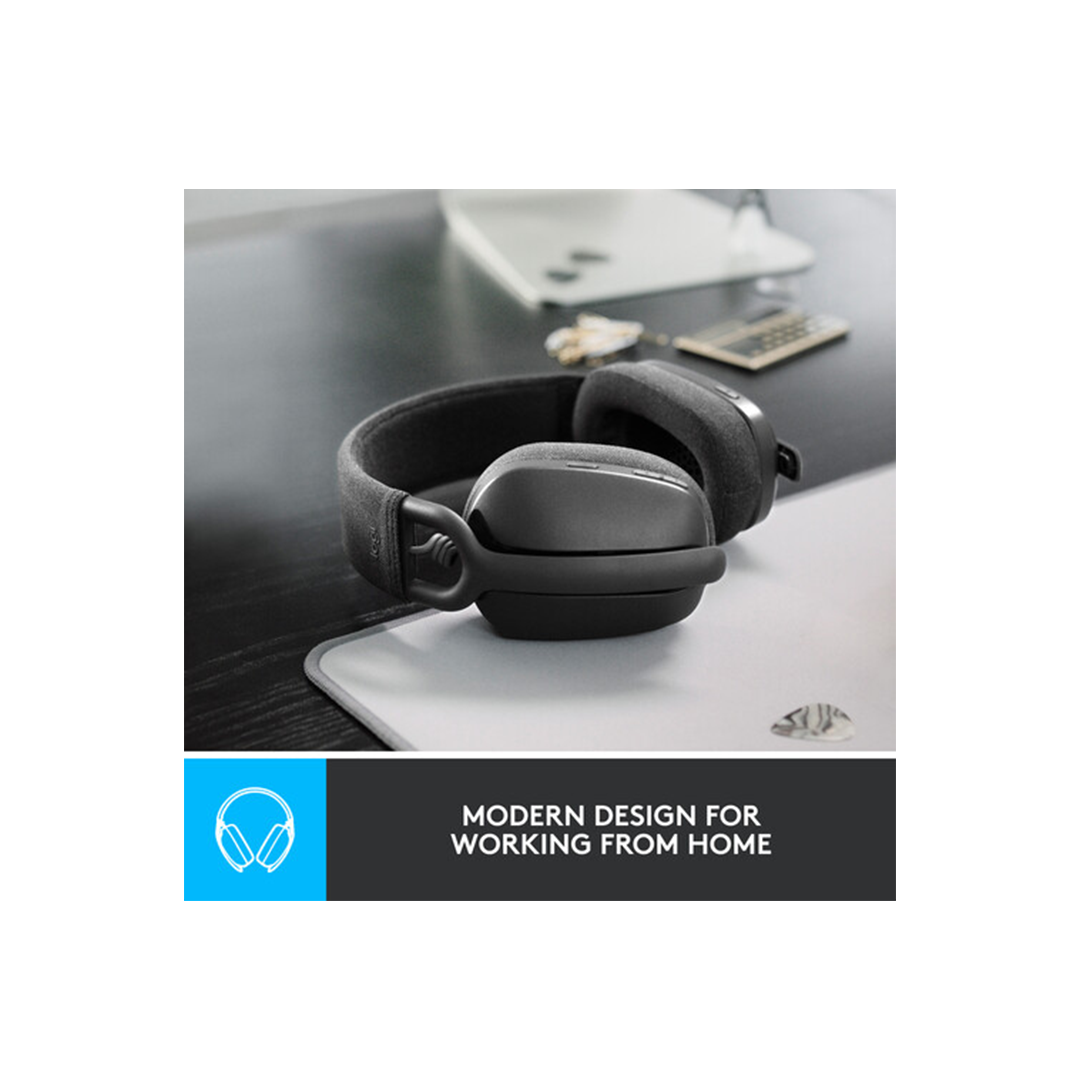 Logitech Zone Vibe 100 Wireless Headset - Graphite in Qatar Logitech Zone Vibe 100 Wireless Headset - Graphite in Qatar